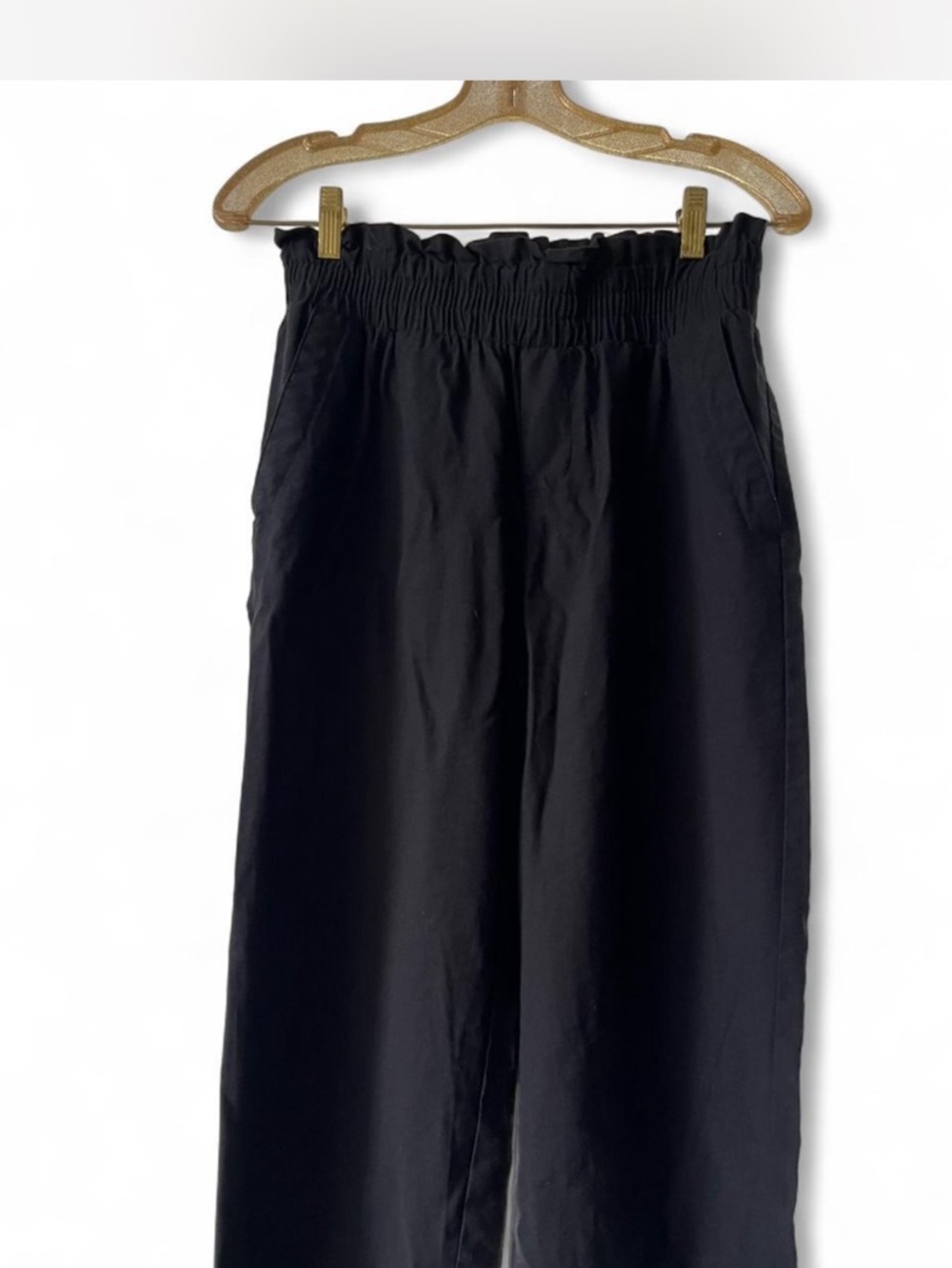 A New Day paper bag high waist tapered trousers